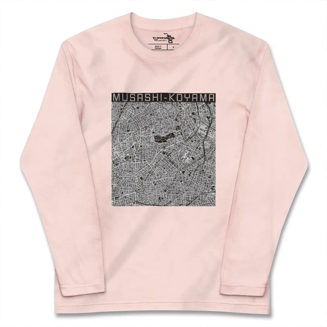 【武蔵小山（東京都）】地図柄ロングスリーブTシャツ