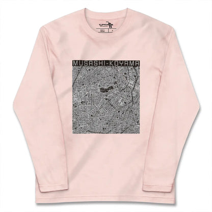 【武蔵小山（東京都）】地図柄ロングスリーブTシャツ