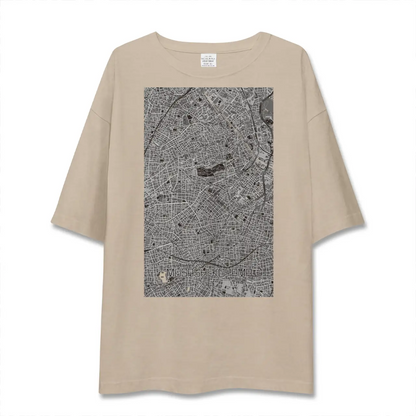 【武蔵小山（東京都）】地図柄ビッグシルエットTシャツ