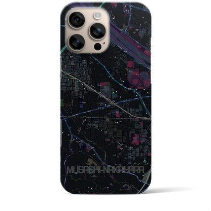 【武蔵中原（神奈川県）】地図柄iPhoneケース（バックカバータイプ）