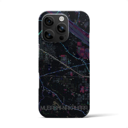 【武蔵中原（神奈川県）】地図柄iPhoneケース（バックカバータイプ）