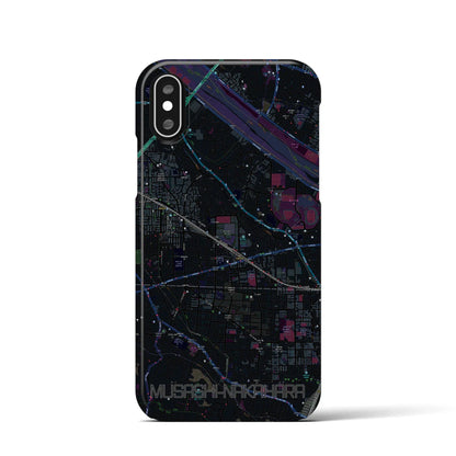 【武蔵中原（神奈川県）】地図柄iPhoneケース（バックカバータイプ）