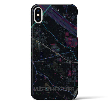 【武蔵中原（神奈川県）】地図柄iPhoneケース（バックカバータイプ）