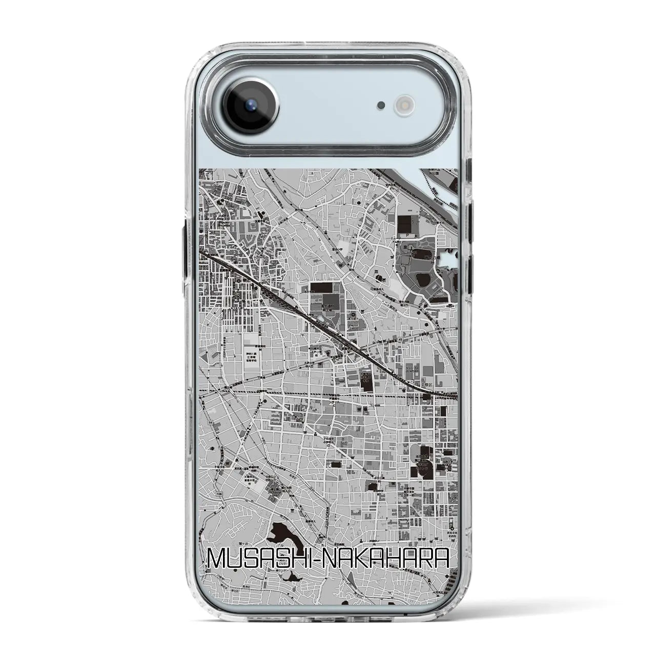 【武蔵中原（神奈川県）】地図柄iPhoneケース（MagSafeタイプ）