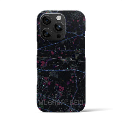 【武蔵関（東京都）】地図柄iPhoneケース（バックカバータイプ）