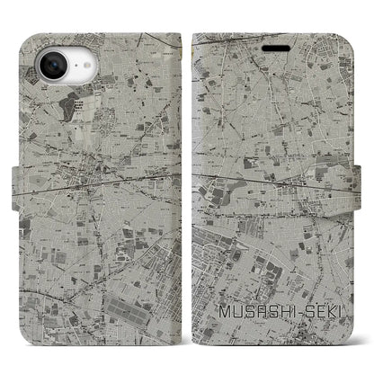 【武蔵関（東京都）】地図柄iPhoneケース（手帳タイプ）