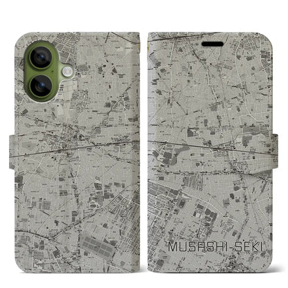 【武蔵関（東京都）】地図柄iPhoneケース（手帳タイプ）