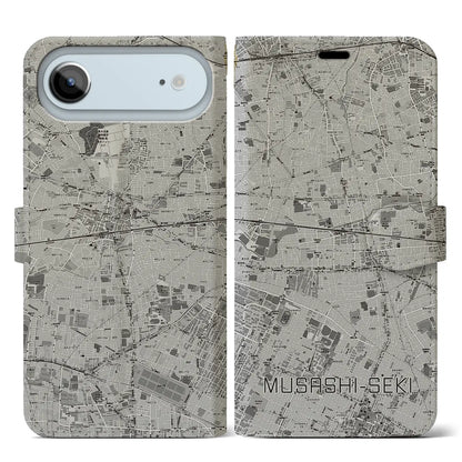 【武蔵関（東京都）】地図柄iPhoneケース（手帳タイプ）