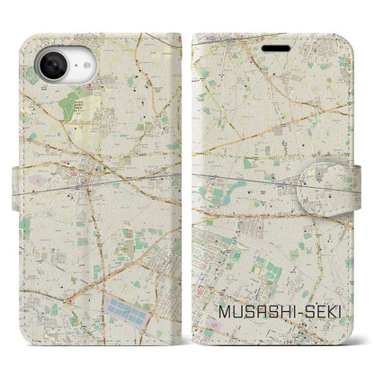 【武蔵関（東京都）】地図柄iPhoneケース（手帳タイプ）