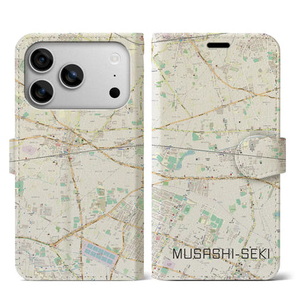 【武蔵関（東京都）】地図柄iPhoneケース（手帳タイプ）