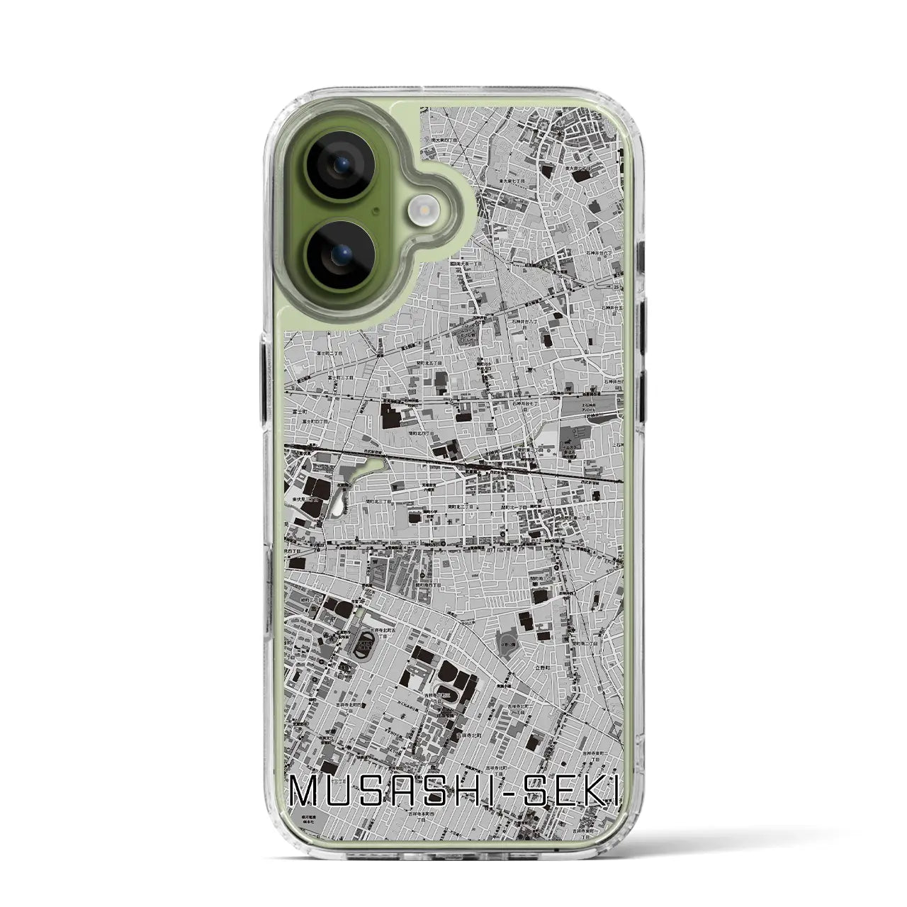 【武蔵関（東京都）】地図柄iPhoneケース（MagSafeタイプ）