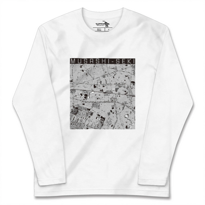 【武蔵関（東京都）】地図柄ロングスリーブTシャツ