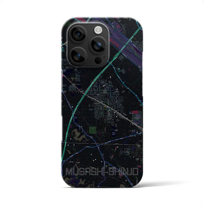 【武蔵新城（神奈川県）】地図柄iPhoneケース（バックカバータイプ）