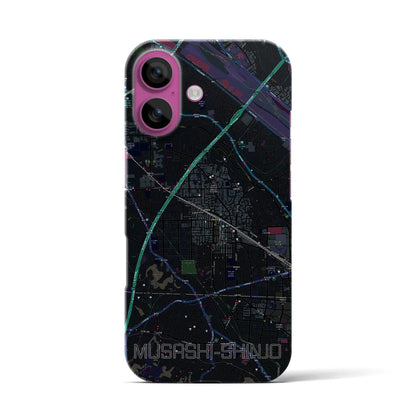 【武蔵新城（神奈川県）】地図柄iPhoneケース（バックカバータイプ）