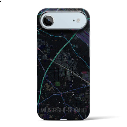 【武蔵新城（神奈川県）】地図柄iPhoneケース（バックカバータイプ）