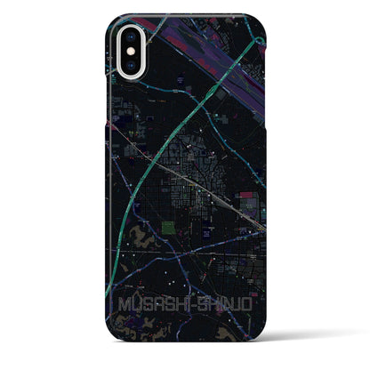 【武蔵新城（神奈川県）】地図柄iPhoneケース（バックカバータイプ）