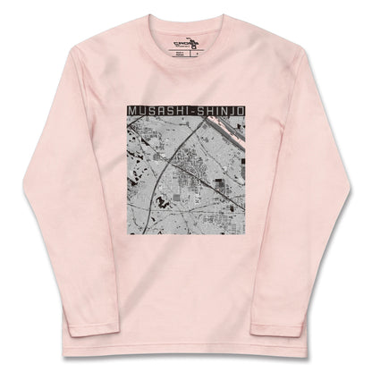 【武蔵新城（神奈川県）】地図柄ロングスリーブTシャツ