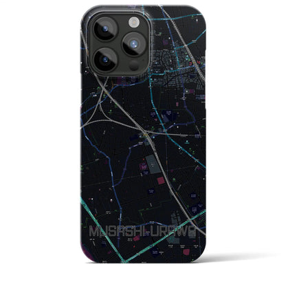 【武蔵浦和（埼玉県）】地図柄iPhoneケース（バックカバータイプ）