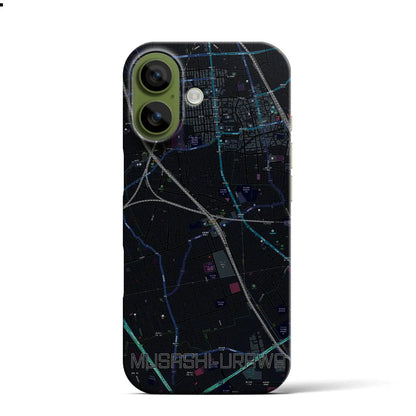 【武蔵浦和（埼玉県）】地図柄iPhoneケース（バックカバータイプ）