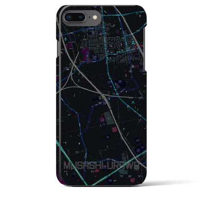 【武蔵浦和（埼玉県）】地図柄iPhoneケース（バックカバータイプ）