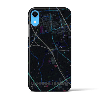 【武蔵浦和（埼玉県）】地図柄iPhoneケース（バックカバータイプ）