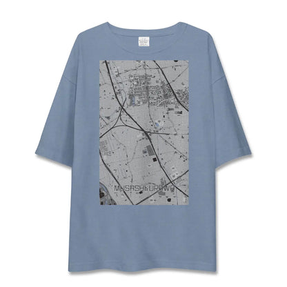 【武蔵浦和（埼玉県）】地図柄ビッグシルエットTシャツ