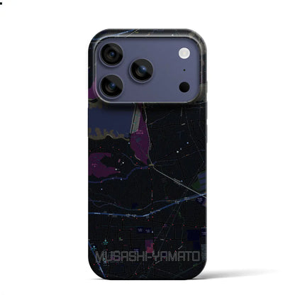 【武蔵大和（東京都）】地図柄iPhoneケース（バックカバータイプ）