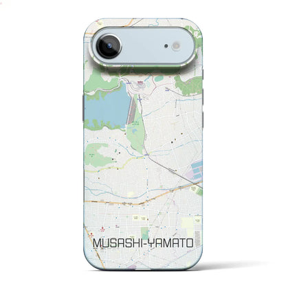 【武蔵大和（東京都）】地図柄iPhoneケース（バックカバータイプ）