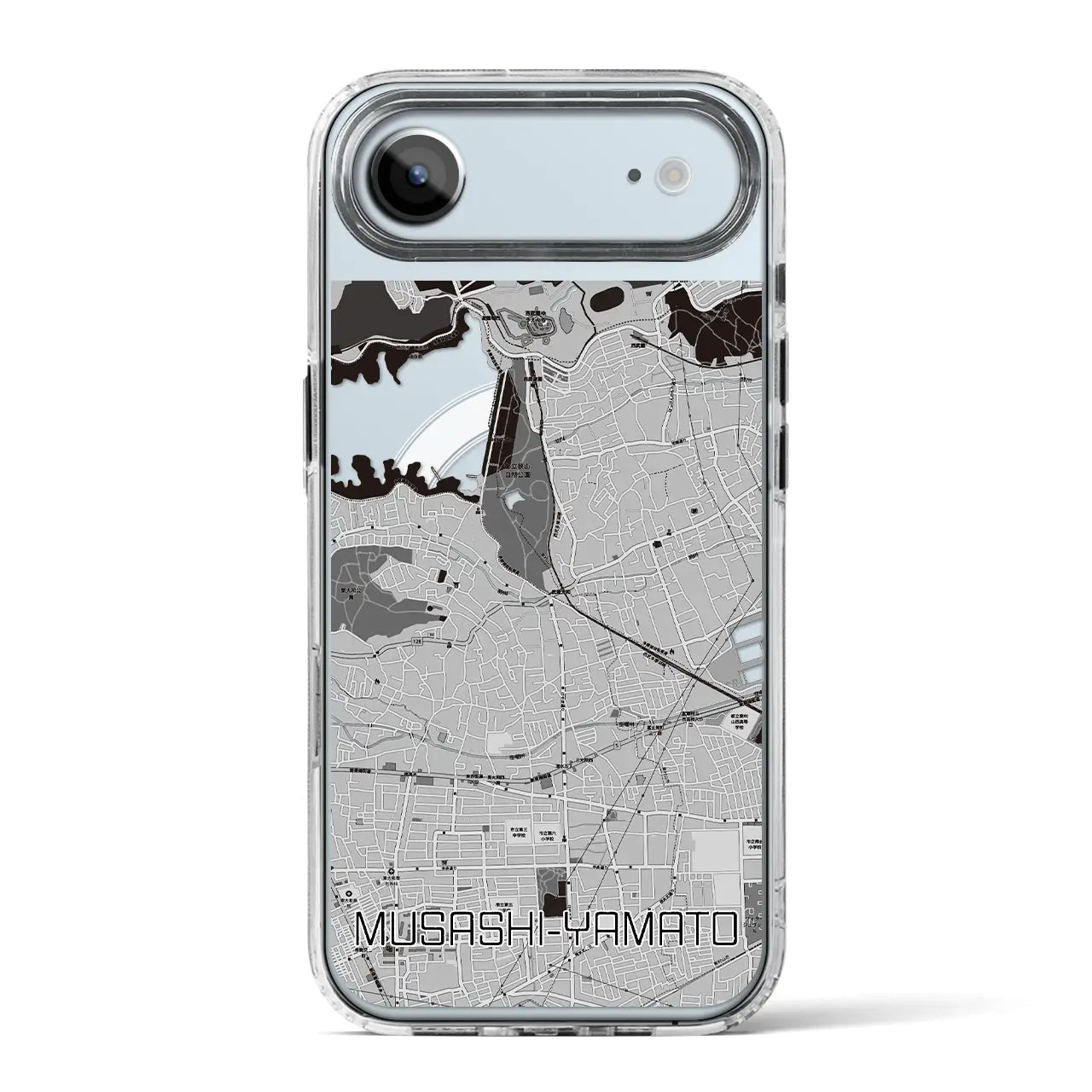 【武蔵大和（東京都）】地図柄iPhoneケース（MagSafeタイプ）