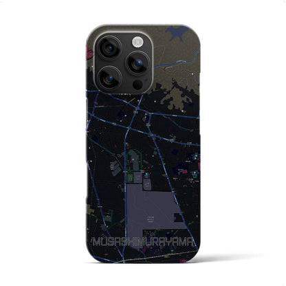 【武蔵村山（東京都）】地図柄iPhoneケース（バックカバータイプ）