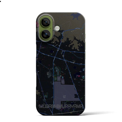 【武蔵村山（東京都）】地図柄iPhoneケース（バックカバータイプ）