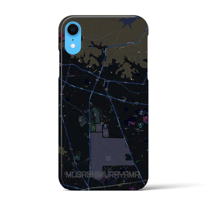 【武蔵村山（東京都）】地図柄iPhoneケース（バックカバータイプ）