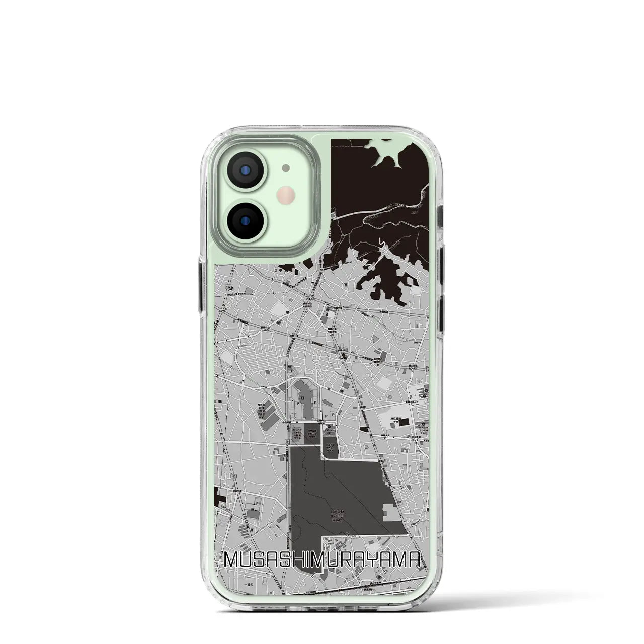 【武蔵村山（東京都）】地図柄iPhoneケース（MagSafeタイプ）