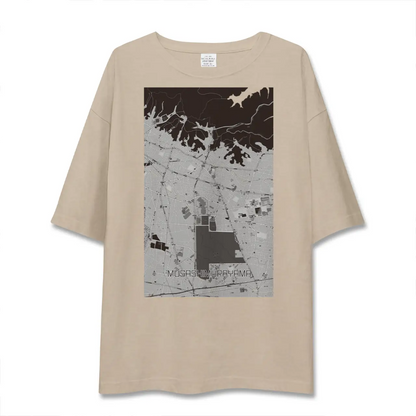 【武蔵村山（東京都）】地図柄ビッグシルエットTシャツ