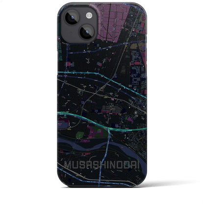 【武蔵野台（東京都）】地図柄iPhoneケース（バックカバータイプ）