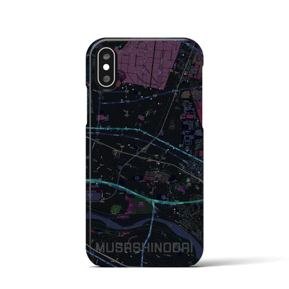 【武蔵野台（東京都）】地図柄iPhoneケース（バックカバータイプ）