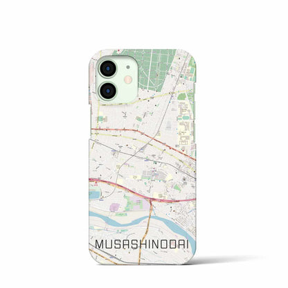 【武蔵野台（東京都）】地図柄iPhoneケース（バックカバータイプ）