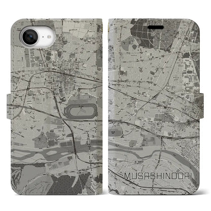 【武蔵野台（東京都）】地図柄iPhoneケース（手帳タイプ）