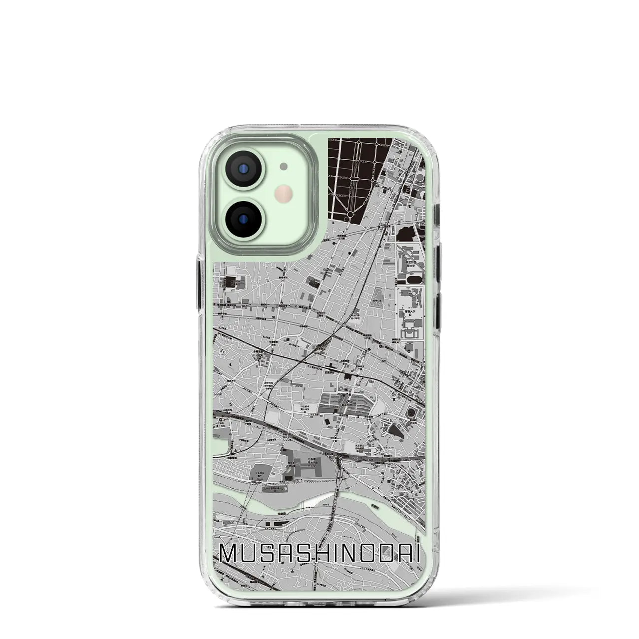 【武蔵野台（東京都）】地図柄iPhoneケース（MagSafeタイプ）