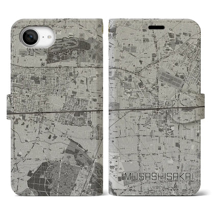 【武蔵境2（東京都）】地図柄iPhoneケース（手帳タイプ）