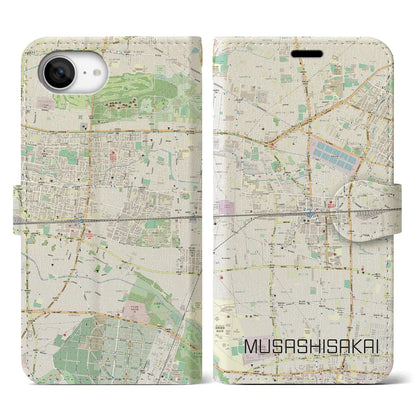 【武蔵境2（東京都）】地図柄iPhoneケース（手帳タイプ）