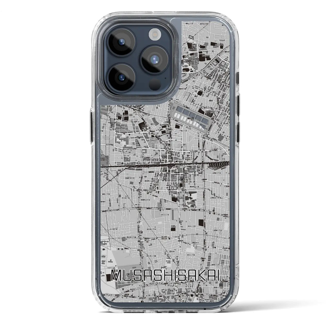【武蔵境2（東京都）】地図柄iPhoneケース（MagSafeタイプ）