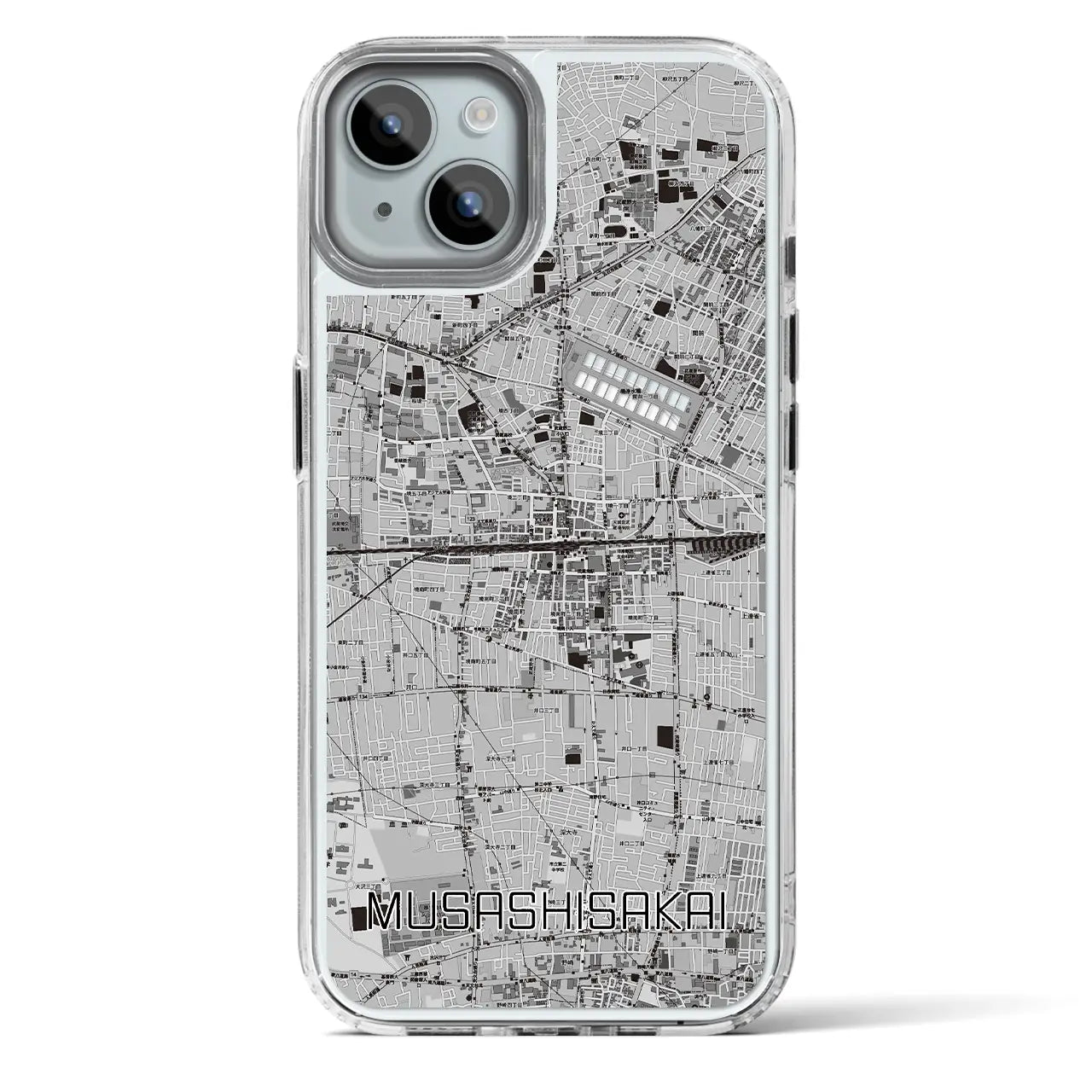 【武蔵境2（東京都）】地図柄iPhoneケース（MagSafeタイプ）