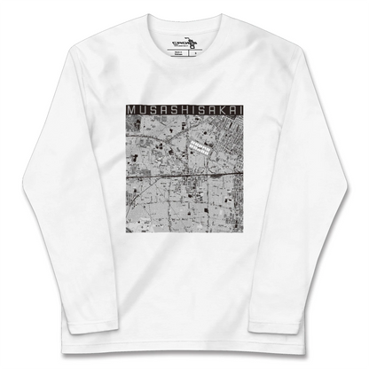 【武蔵境2（東京都）】地図柄ロングスリーブTシャツ