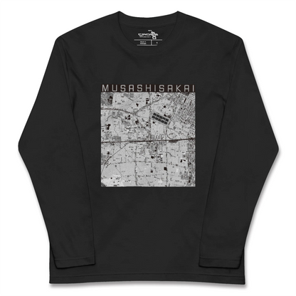 【武蔵境2（東京都）】地図柄ロングスリーブTシャツ