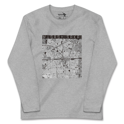【武蔵境2（東京都）】地図柄ロングスリーブTシャツ