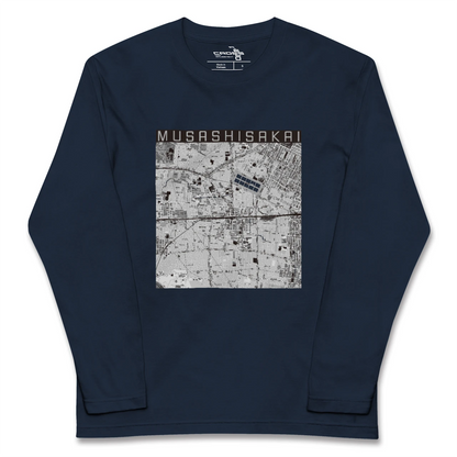 【武蔵境2（東京都）】地図柄ロングスリーブTシャツ