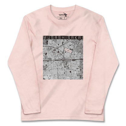 【武蔵境2（東京都）】地図柄ロングスリーブTシャツ
