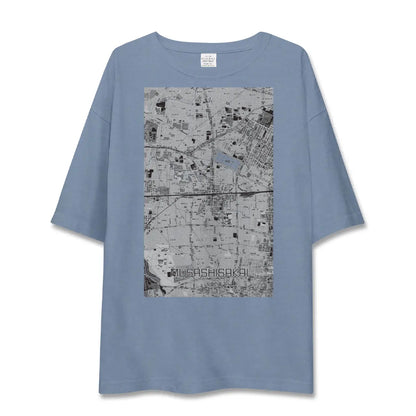 【武蔵境2（東京都）】地図柄ビッグシルエットTシャツ