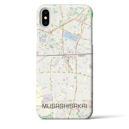 【武蔵境（東京都）】地図柄iPhoneケース（バックカバータイプ）